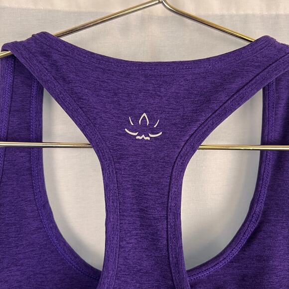 Beyond Yoga Top Spacedye Step Up Racerback Tank Purple Athletic Running Workout - Picture 4 of 5